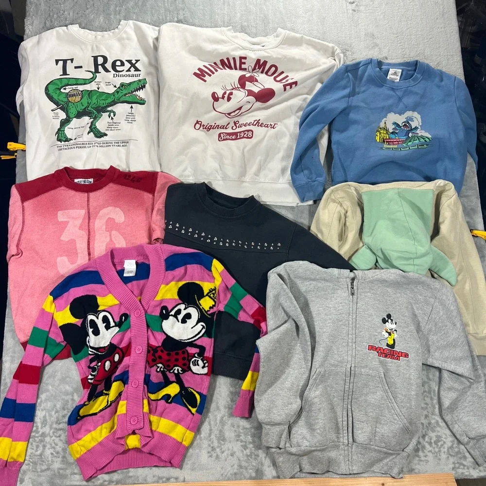 Kids Clothing Lot 36pc Size 6-Teen Zara Nike Disney Adidas Character Mix Winter